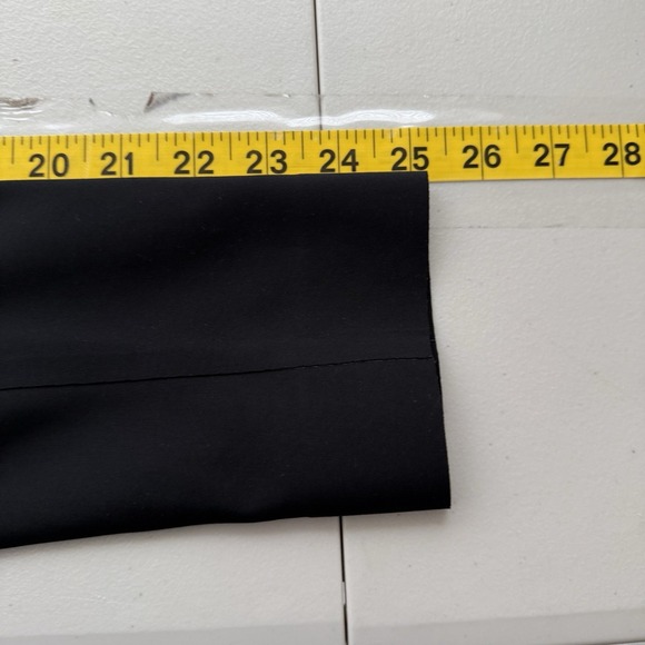 Athleta Avenue Blazer Womens 8 Black One Snap Zip Pockets Stretch Career 982816 - Picture 10 of 11